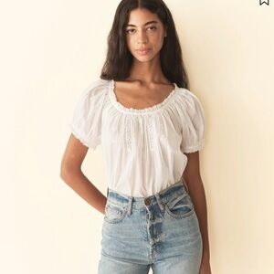 DÔEN Frederica Top in Salt Size S